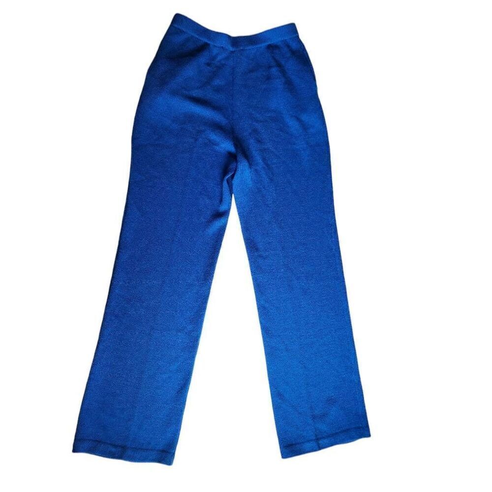 St John Pants Womens 2 Wool Blend Santana Knit Marie Gray